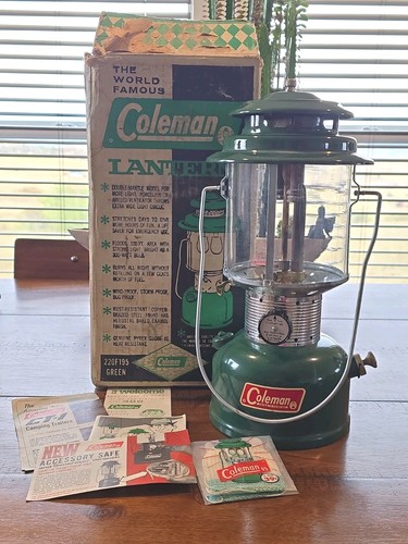 Vtg coleman model 220f195 - coleman, #220f195